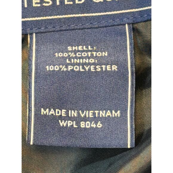 American Rag Men’s Size Large Charcoal Gray Striped Windbreaker Jacket - Picture 6 of 9